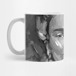 Frida Kahlo Black and White 2 Mug